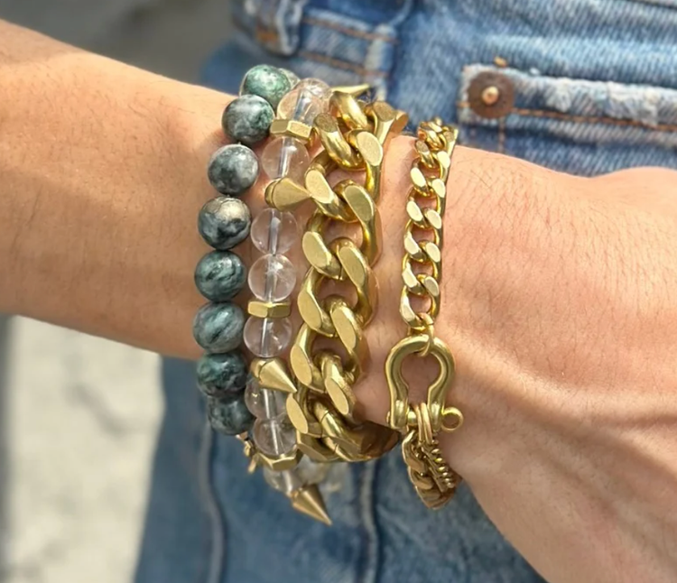 CHAIN: DUO SHACKLE BRACELET