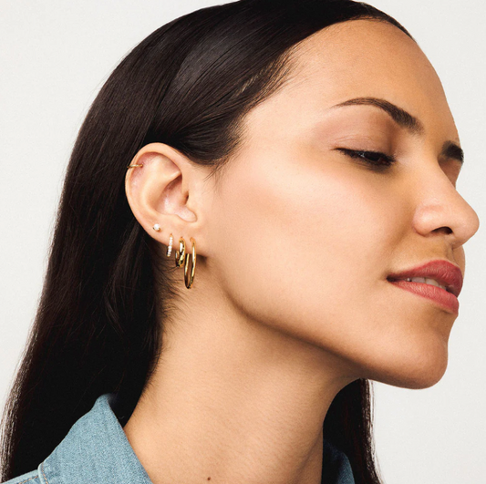 Classic Cartilage Hoop in 14k Gold