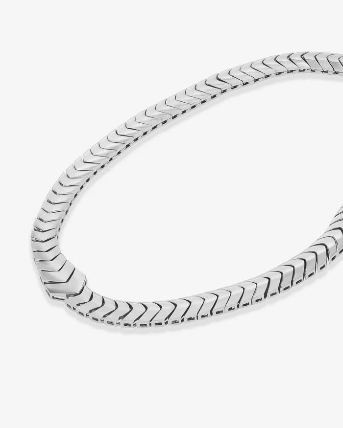 Serpent Herringbone Collar