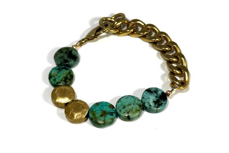REMIX: AFRICAN TURQUOISE BRACELET