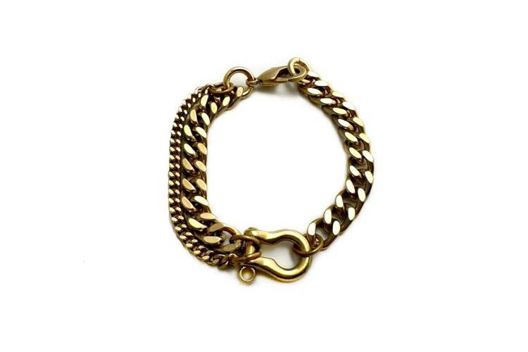 CHAIN: DUO SHACKLE BRACELET
